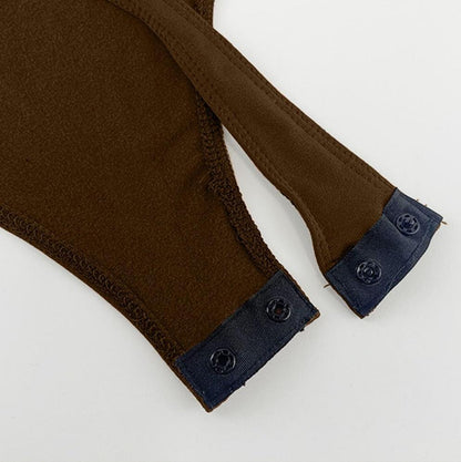 Women's Long Sleeve Square Neck Tummy Shaper Bodysuit Sexy Slimming Elegant Lingerie