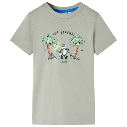 Children's T-shirt Light Khaki 116 Children's T-shirt Light Ochre 116