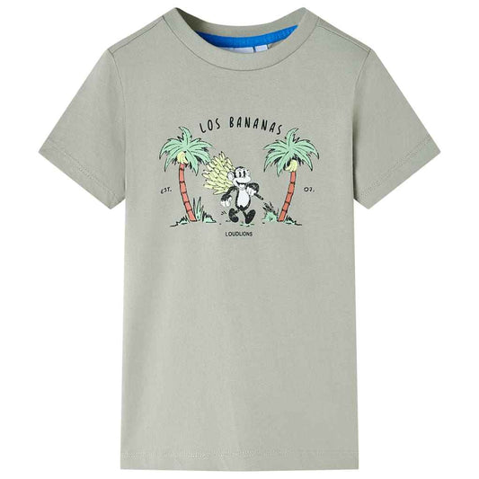 Children's T-shirt Light Khaki 116 Children's T-shirt Light Ochre 116