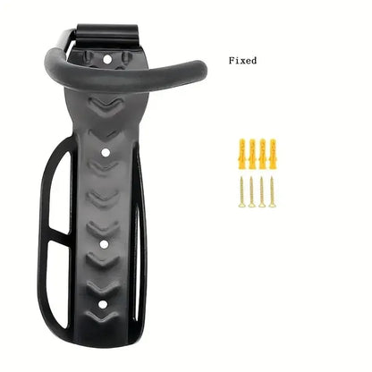 Wall-Mounted Storage Hook For Bikes And Scooters, Movable Garage Rack With 50 Lbs Capacity, Suitable For Mi Electric Scooter M365/PRO And Balance Scooter Nine ES1 ES2 - Black Metal