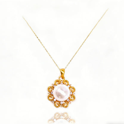 24K Gold SUN Necklace Jewelry  Simple Choker Pendant Woman Accessories Fashion Creative Gift