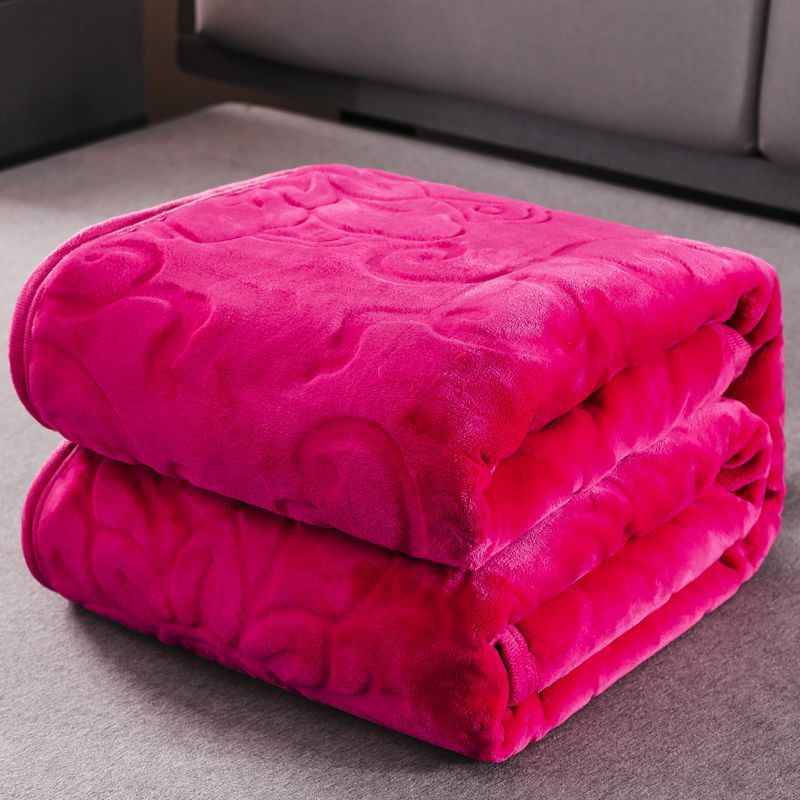Winter Thickened Flannel Blanket Cover