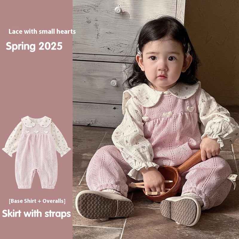 Baby Autumn Suit Baby Girl Cute Rompers Overalls Romper Children's Clothing