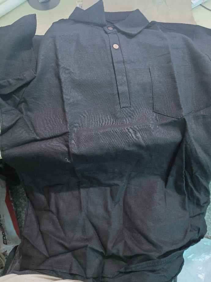 Pure Linen Casual Yarn-dyed Fabric Full Linen Shirt