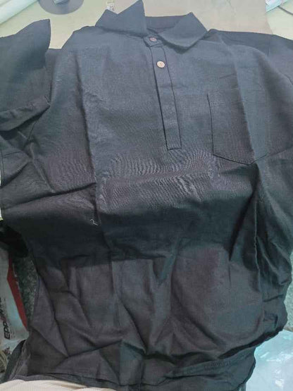 Pure Linen Casual Yarn-dyed Fabric Full Linen Shirt