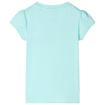 children's T-shirt light blue 104 children's T-shirt light blue 116 children's T-shirt light blue