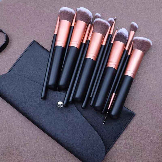 FIBER Hair Gradient 16 Makeup Brushes Suit