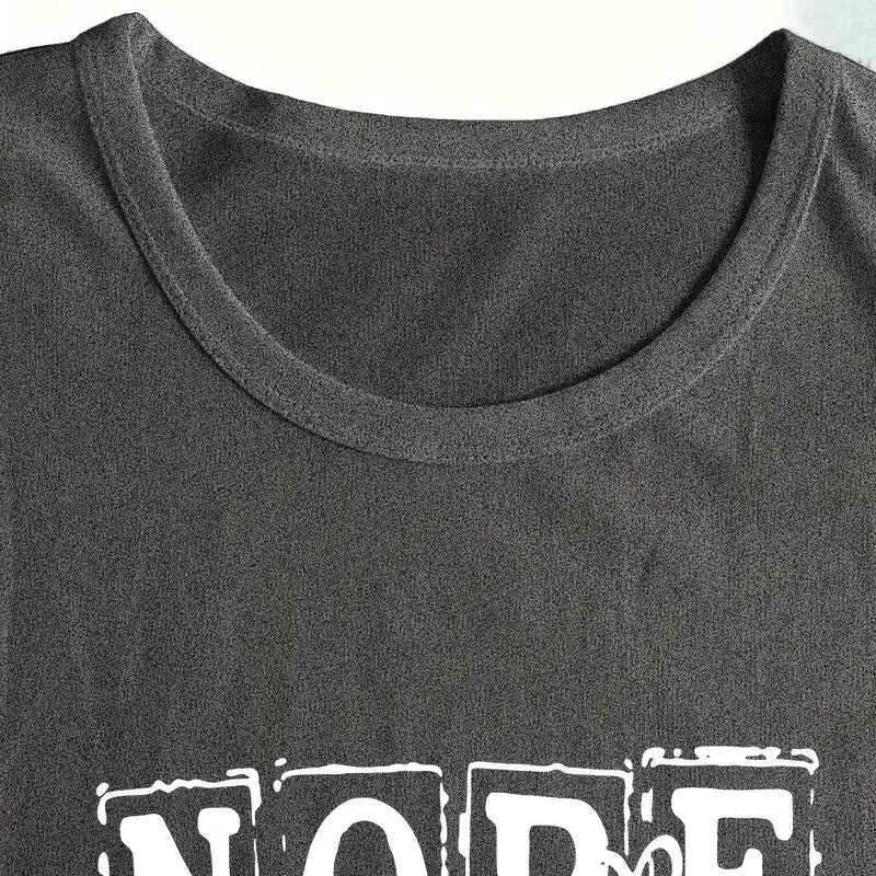 Womens Nope Not Today T Shirt Casual Funny Letter Printed Crew Neck Long Sleeve Shirts