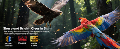 XGODY Projector N6 Pro Netflix Officially 4K Voice Control Smart Android TV Whale OS 32GB ROM for Outdoor Movie Home Theater